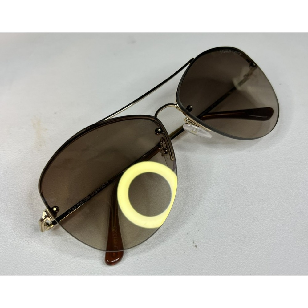 TOM FORD Margret 02 TF566 Gunmetal Aviator Sunglasses 60mm - AUTHENTIC, PREOWNED - Picture 7 of 13